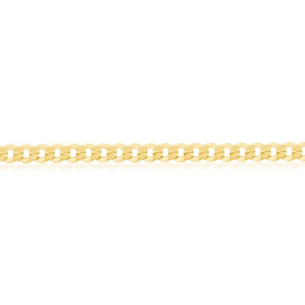 Sterling Silver 5mm Cuban Anklet - Gold Plated