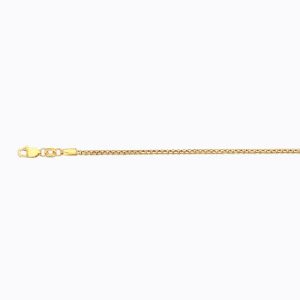 10K 1.5MM YELLOW GOLD VENETIAN BOX 8" CHAIN BRACELET (AVAILABLE IN LENGTHS 7" - 30")