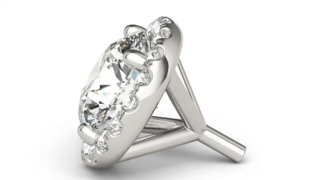 A&1 Jewelry - White Gold Prong Head